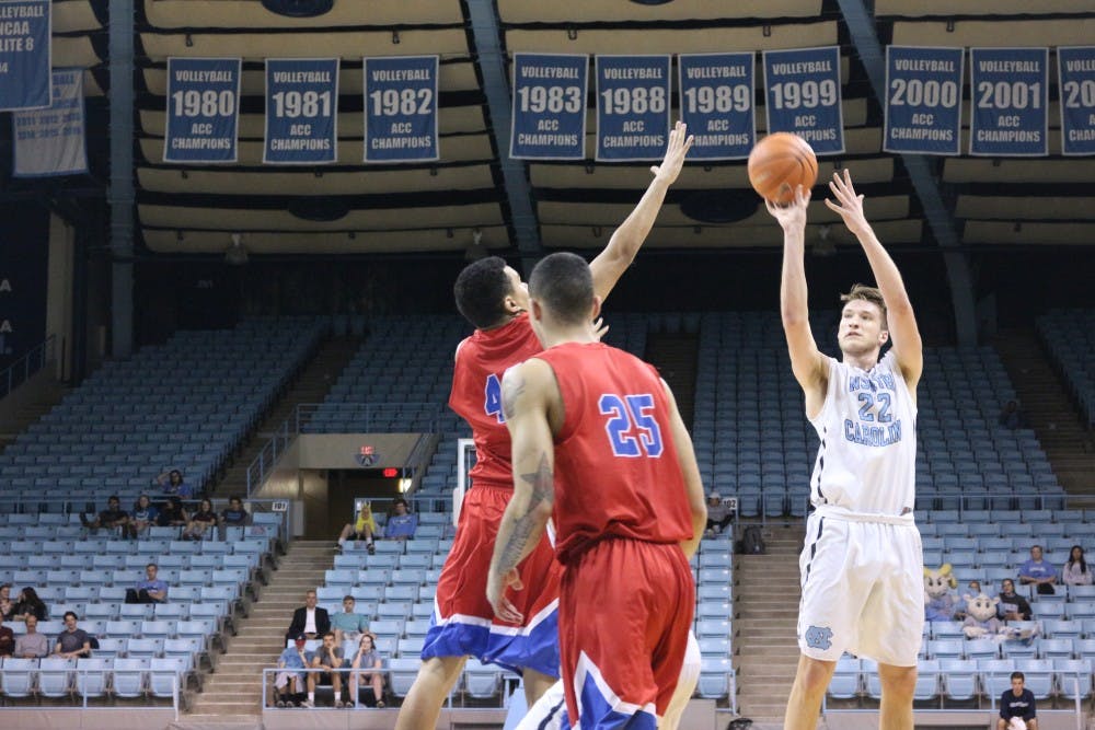 On Dean Smith Tribute Night, UNC JV basketball wins 75-61 in Carmichael