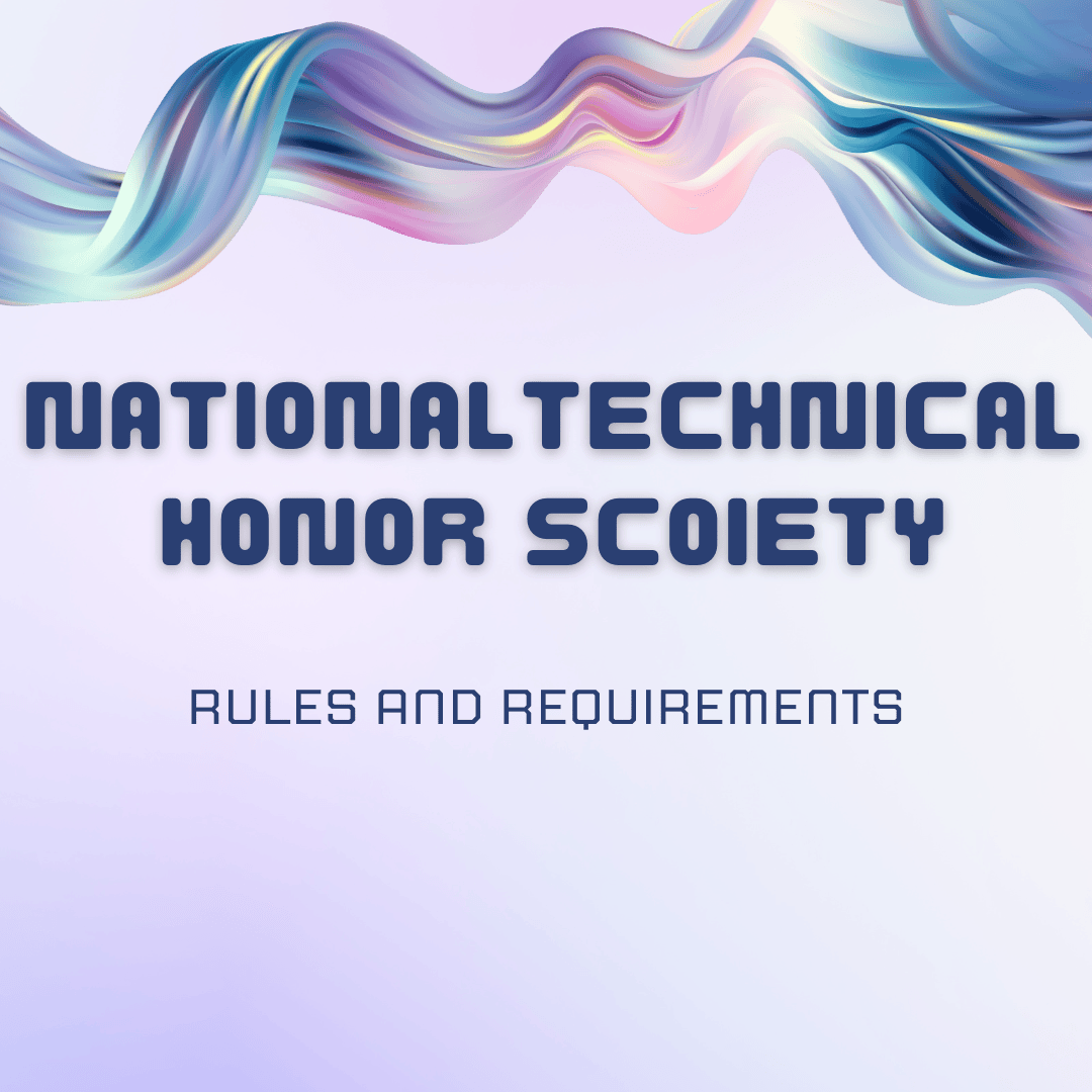 Nation Technical Honor Society Requirements and Honor Cord Information