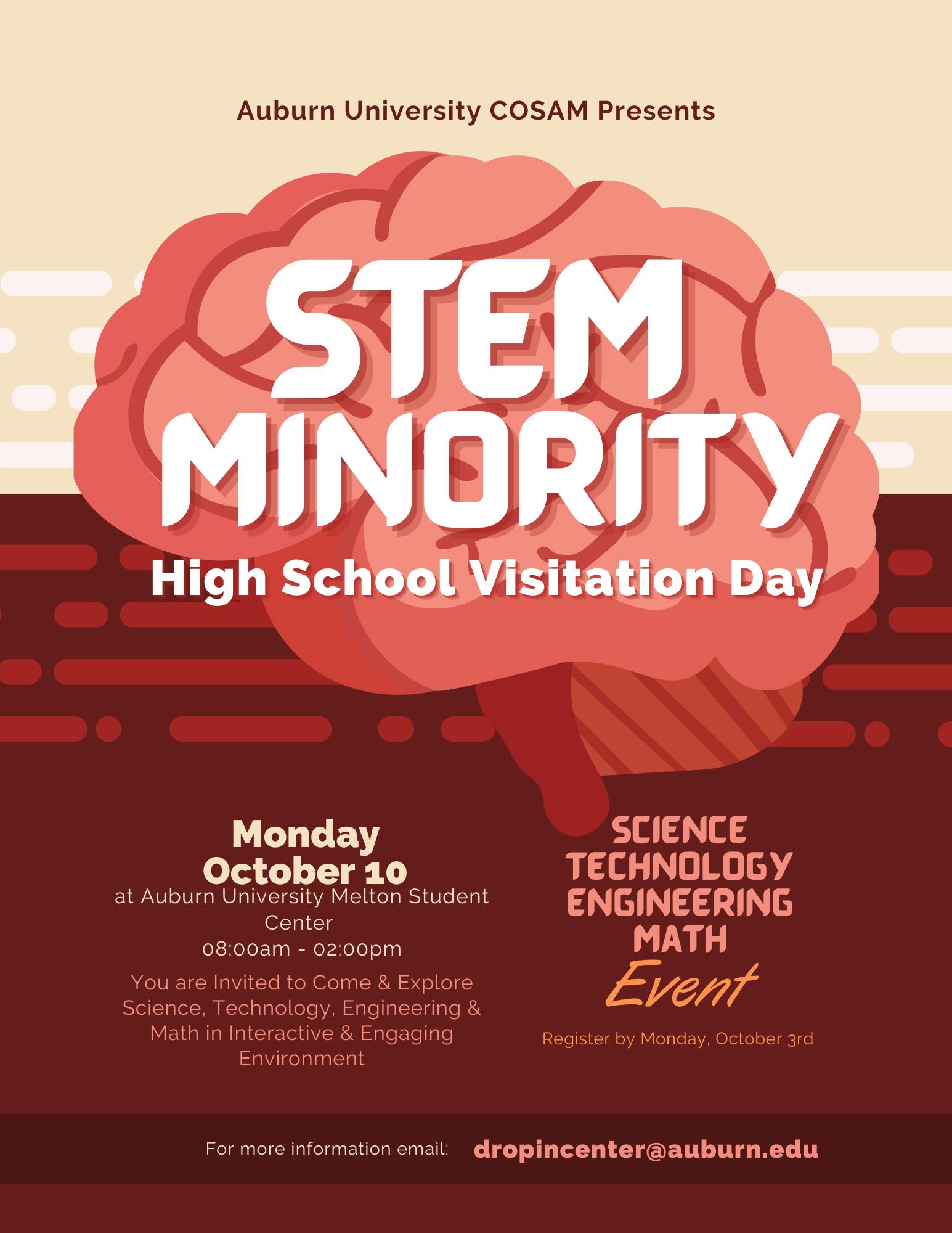 STEM Minority High School Visitation Day Coming Up Soon Hi Def