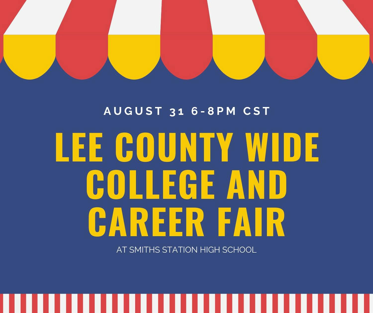 Lee County Wide College and Career Fair Flyer 2022