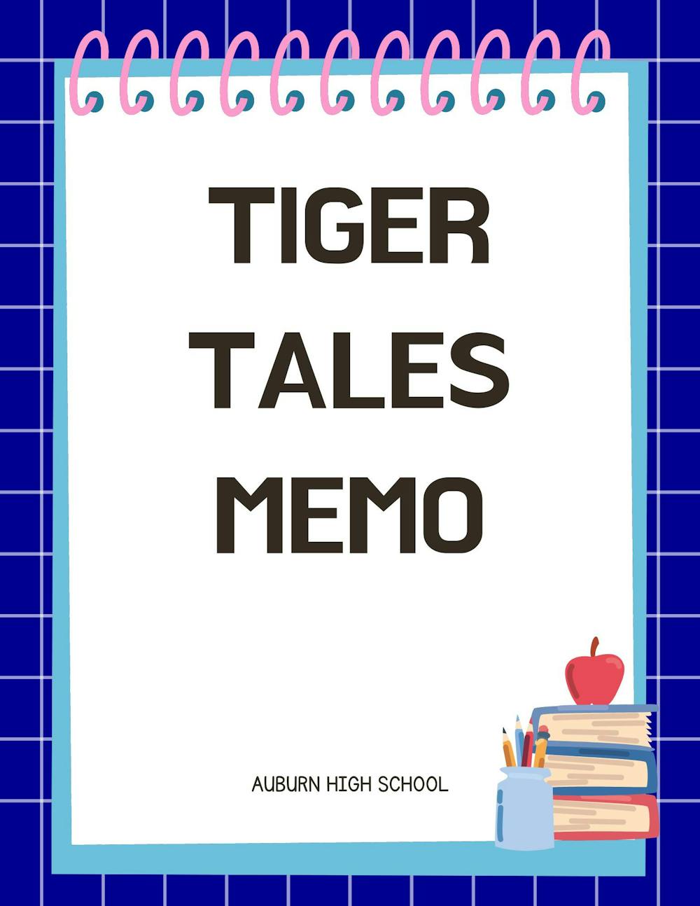 Auburn High School Tiger Tales Memo