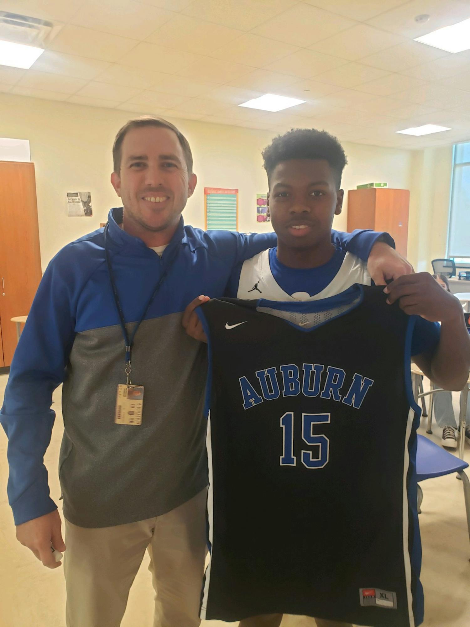 Auburn High Basketball Players Appreciate their Favorite Teachers and Staff