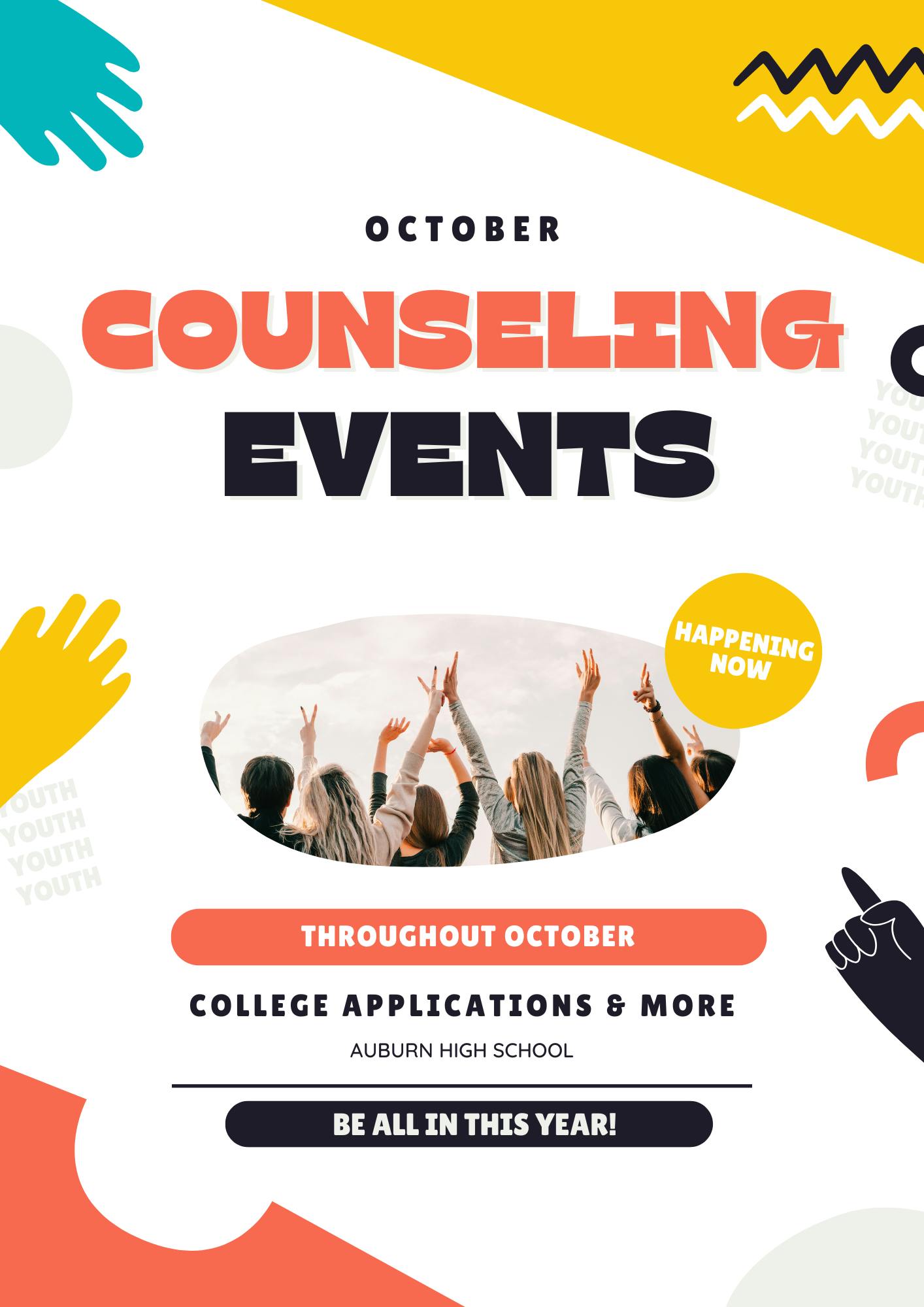 October Counseling events