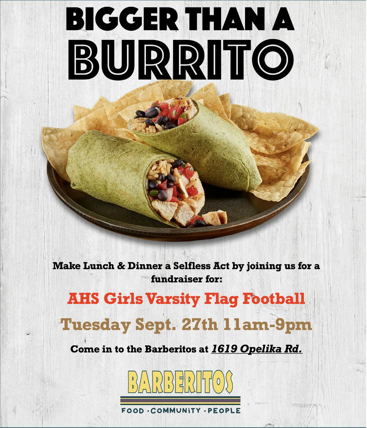 barberitos fundraiser