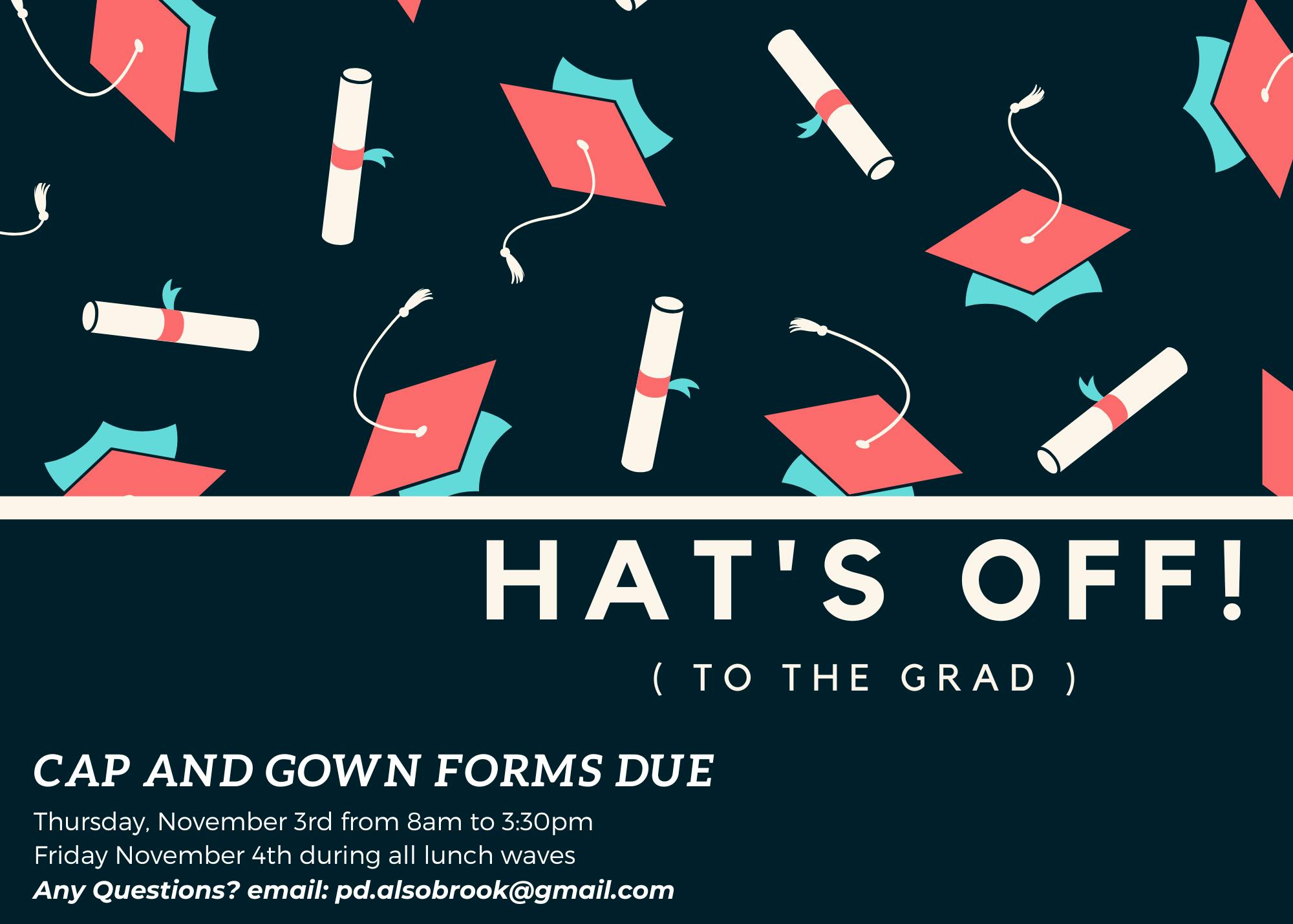 Caps and Diplomas Pattern Graduation Card