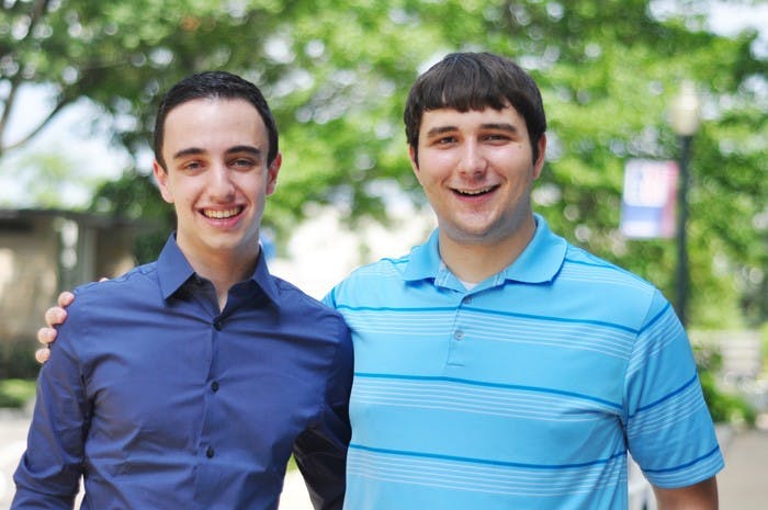 	ANC Commissioners Rory Slatko (left) poses with Joe Wisniewski (right) for a picture in 2012. 