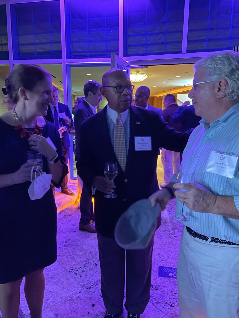 Circulating photo of Sylvia Burwell unmasked at fundraising event was taken outside, officials confirm