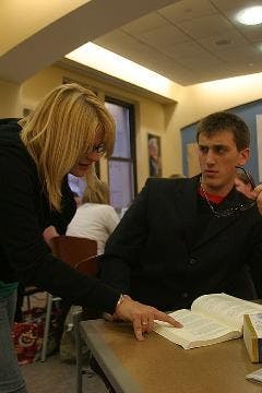 WAR AND NO PEACE - I just wanted to sit here and read this extremely complicated piece of historical literature right here in the busiest part of campus. Instead you came along and started asking me ridiculous questions about my reading nook of choice. 