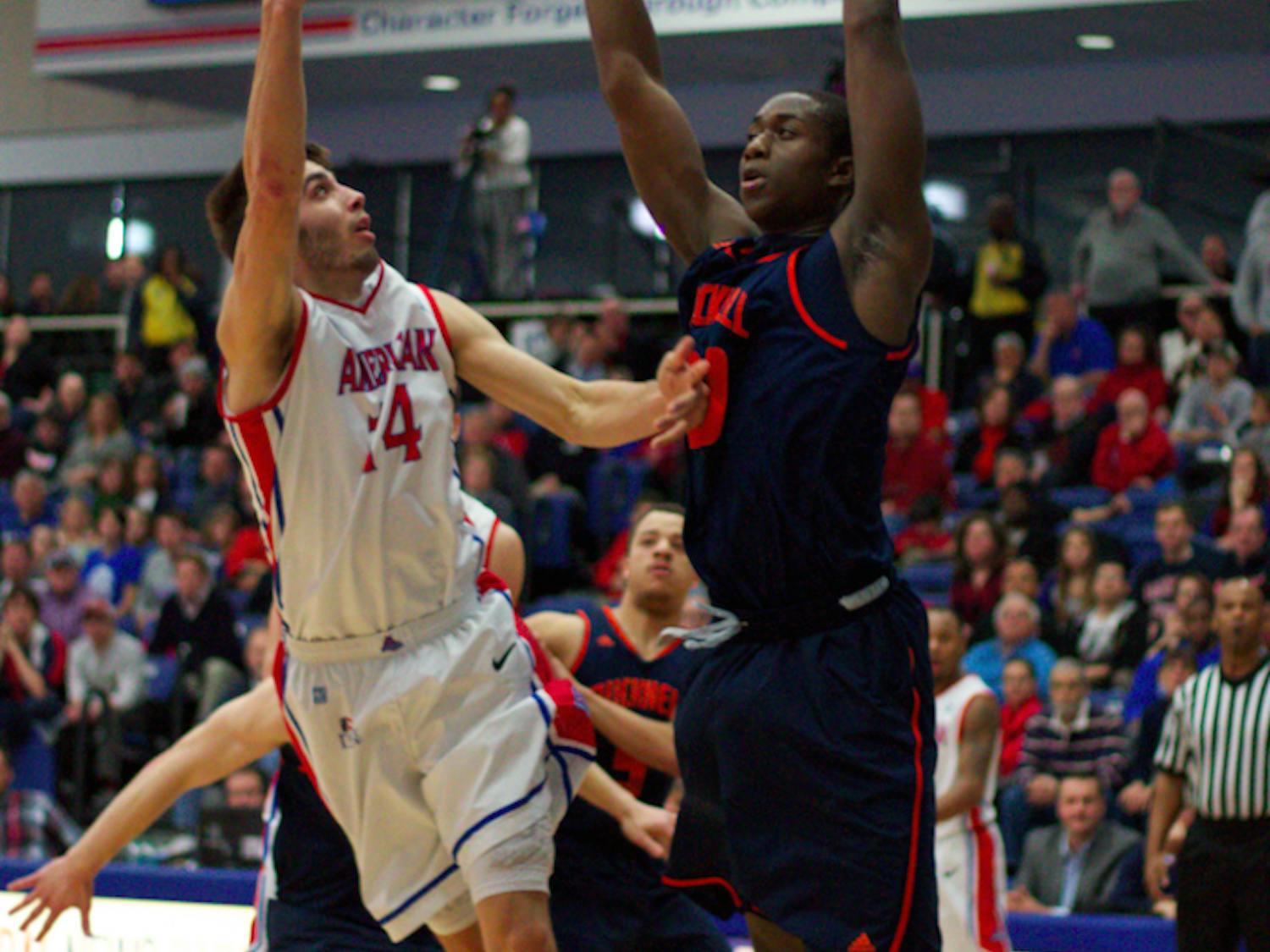 Jesse Reed during Feb. 28 game vs. Bucknell