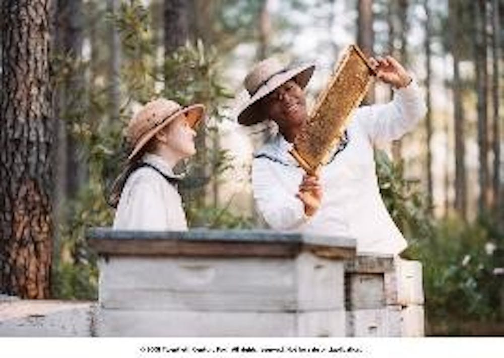 QUEEN BEES - "The Secret Life of Bees," based on the bestselling novel by Sue Monk Kidd, features a strong female cast, including Dakota Fanning, Queen Latifah and Jennifer Hudson.