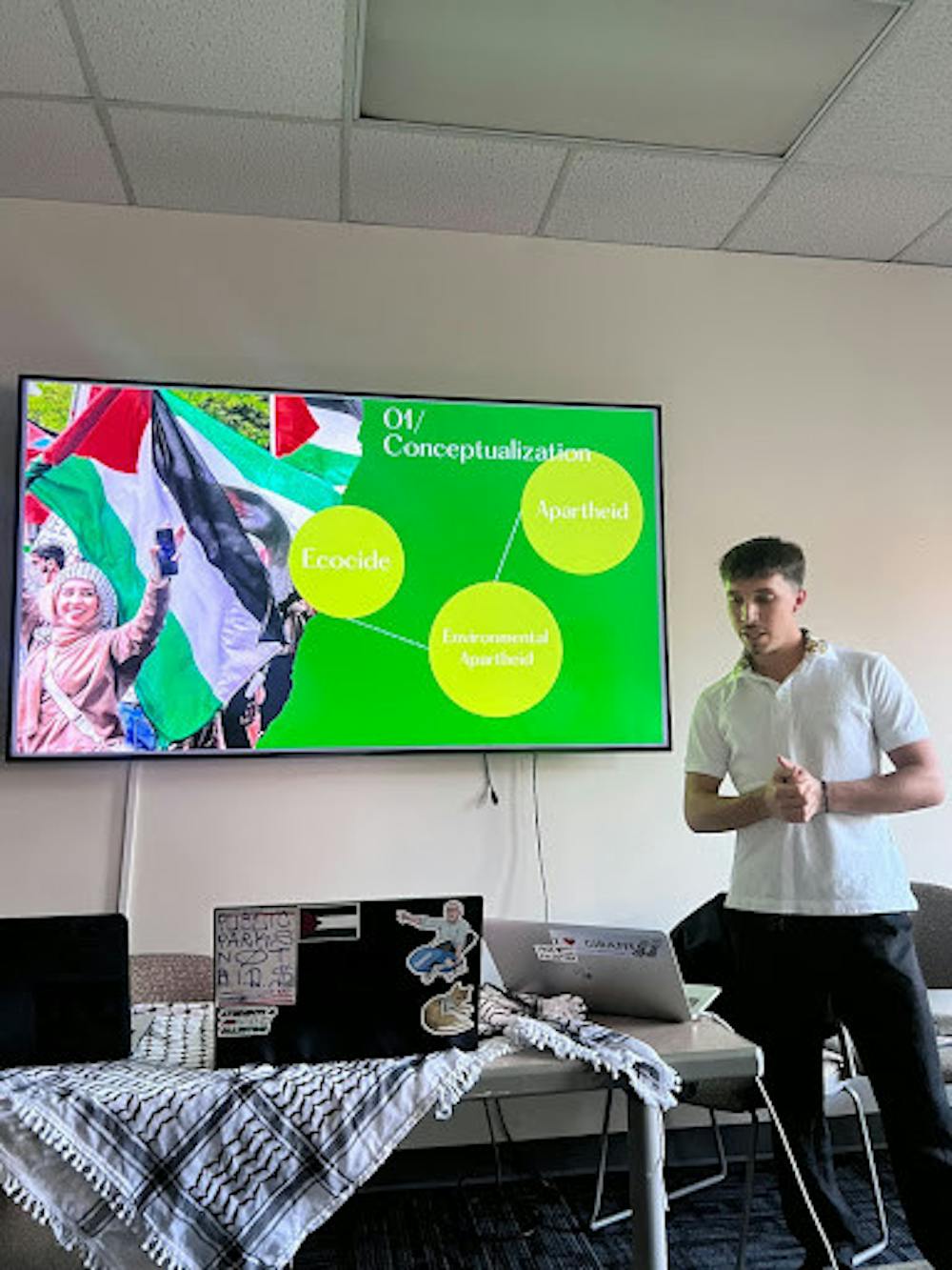 ‘Our land is our light’: Students for Justice in Palestine educate about environmental justice