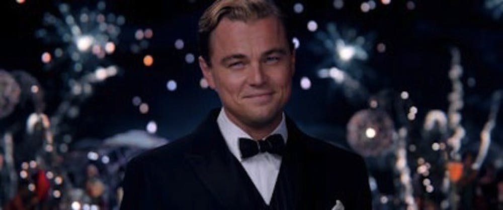 Leonardo DiCaprio (pictured) reunites with director Baz Luhrmann as \"The Great Gatsby.\"