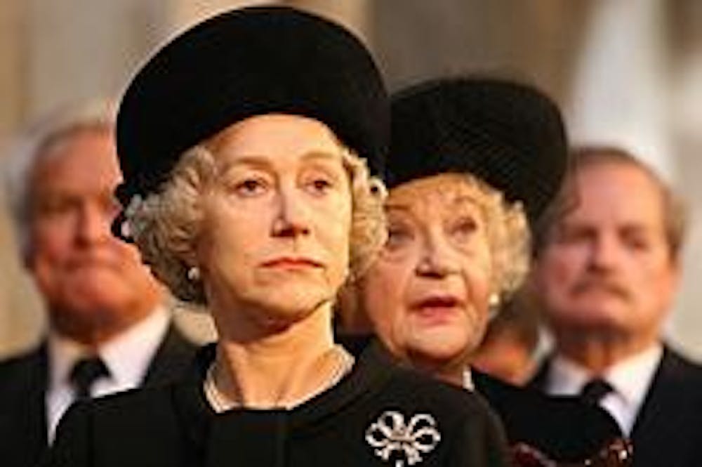 Helen Mirren tackles the role of Queen Elizabeth with grace and stunning accuracy in Stephen Frear's docu-drama, "The Queen."