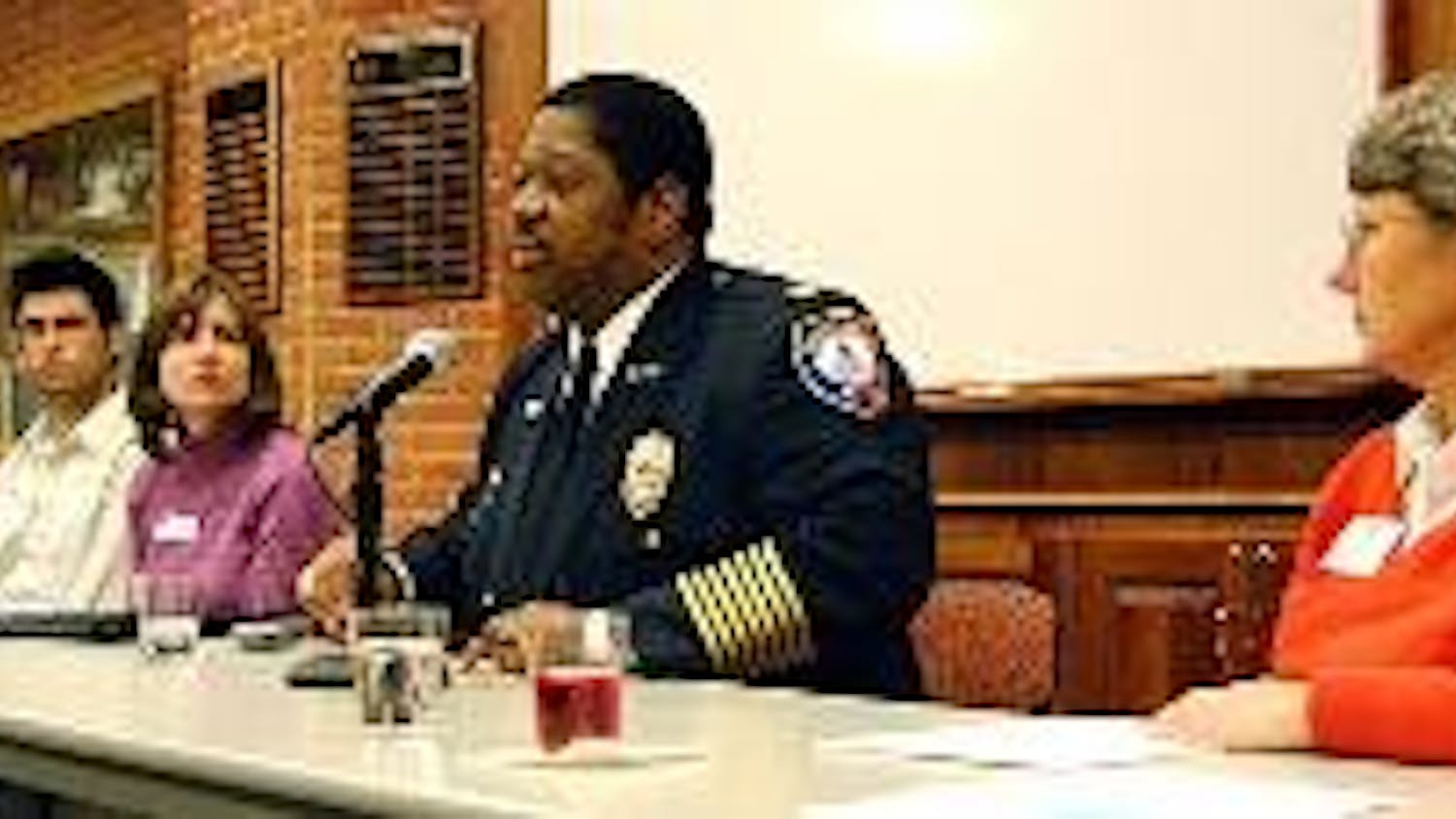 JAMMIN' - Public Safety Chief Michael McNair speaks at the forum for JAMS reform on Tuesday. 
