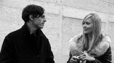 GOODBYE KISS - Scoot McNairy and Sara Simmonds star as two disillusioned Los Angeles residents searching for someone to share a New Year's kiss at midnight. The two find solace in each other's loneliness and aimlessly meander around the city. 