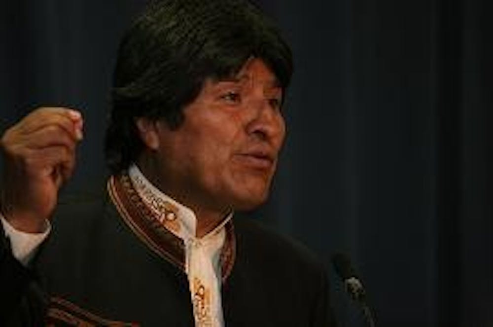 WORTH THE WAIT - AU hosts Bolivian President Evo Morales' first D.C. visit Tuesday night in Ward 1. He inspired many in Bolivia, as he is his nation's first indigenous president. He says he hopes to improve political relations between the United States an