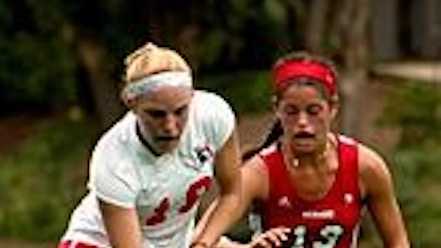Maggie Hall scored AU's only goal.