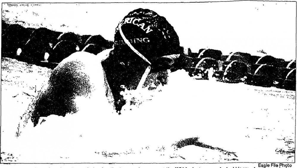 Sergio&nbsp;Lopez swims for the Eagles in this photo pulled from the Eagle archives.&nbsp;