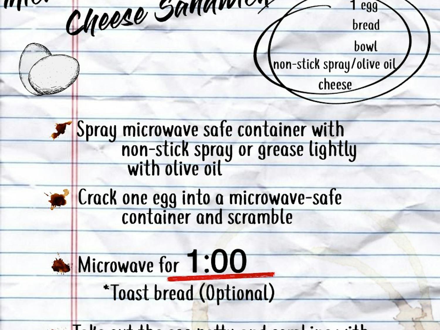 Microwave Egg and Cheese Sandwich