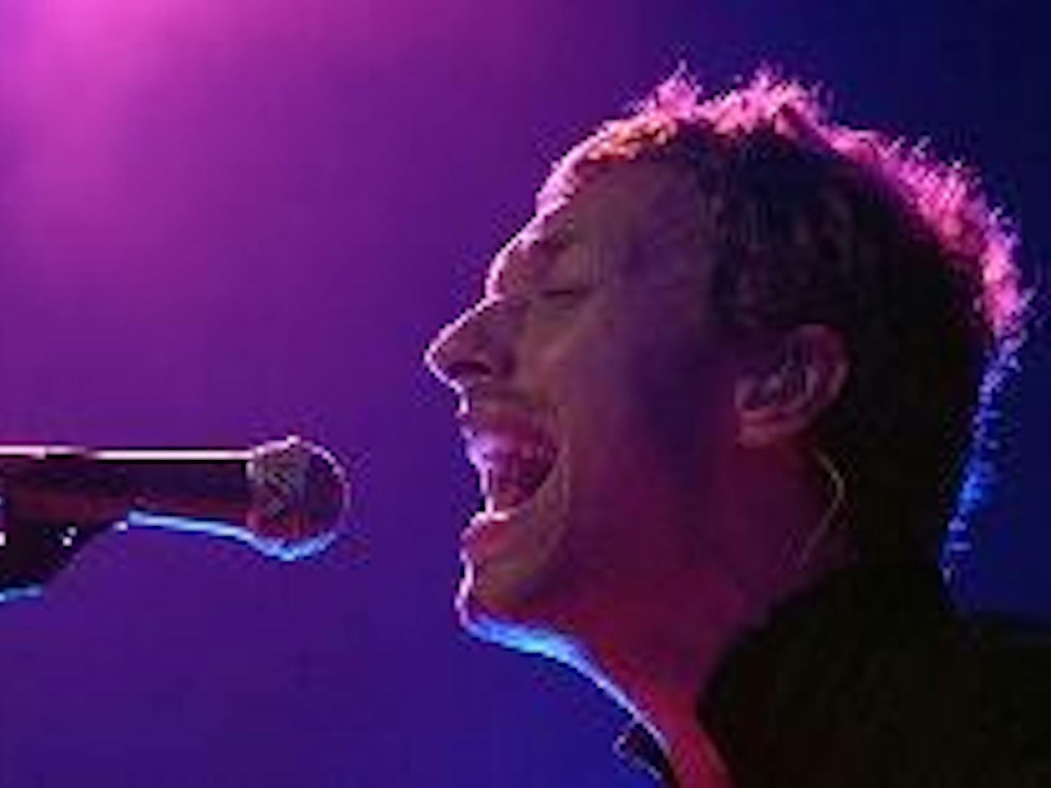 AWARD SHOW SWEEPERS - Chris Martin, above, leads Coldplay, who are up for seven awards at this year's Grammys. Their album "Vida la Vida or Death and All His Friends" has received a large amount of radio play since its release, and is one of the most prom