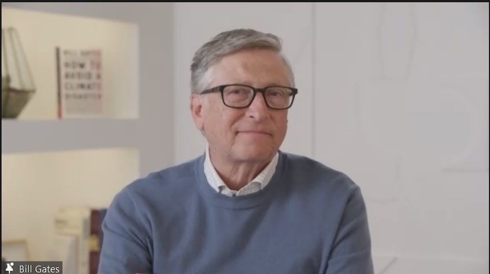 Bill Gates speaks about his book ‘How to Avoid a Climate Disaster’ at virtual event