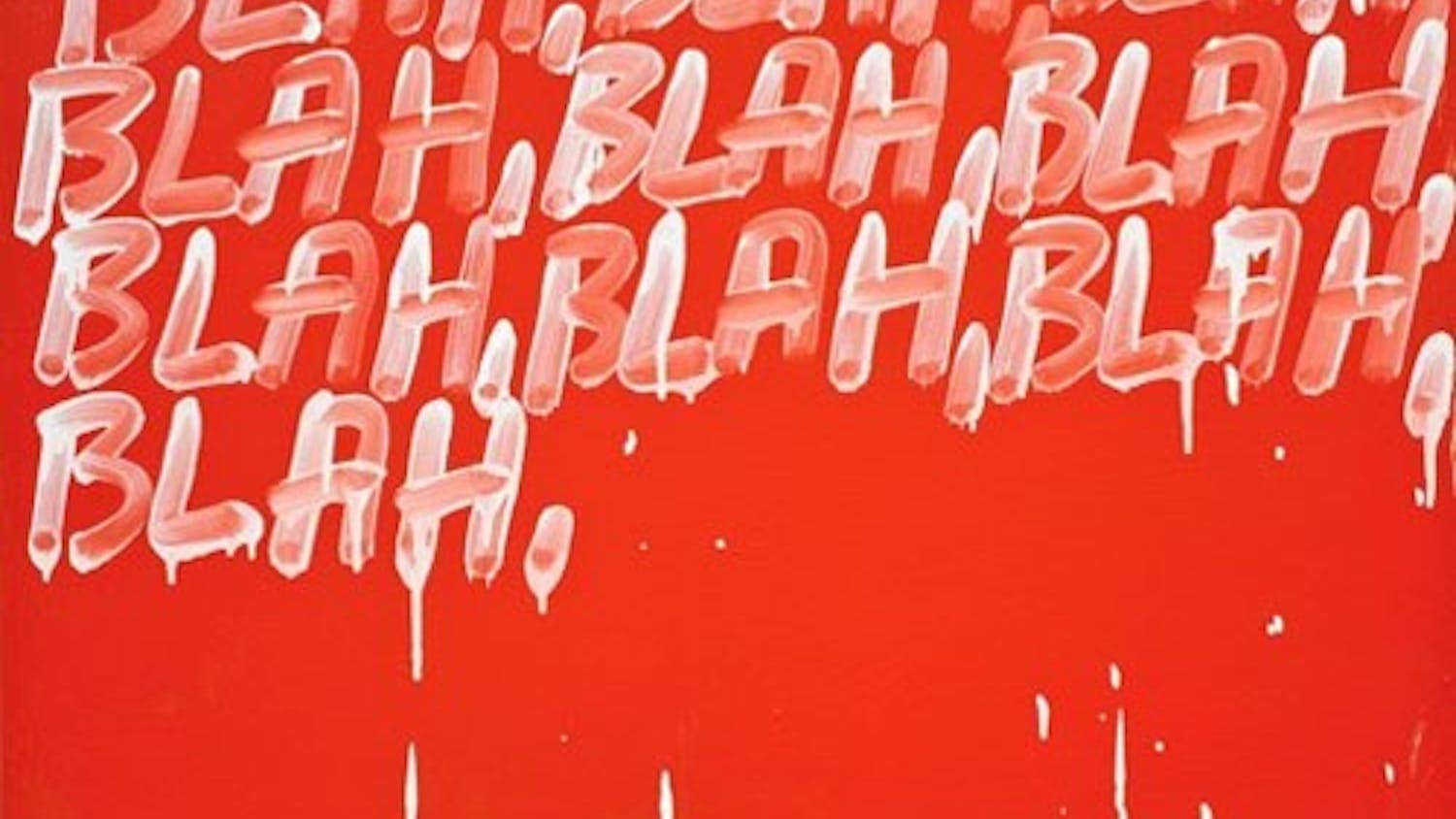 Mel Bochnerâ€™s exhibit uses collections of synonyms and slang against vibrant colors
