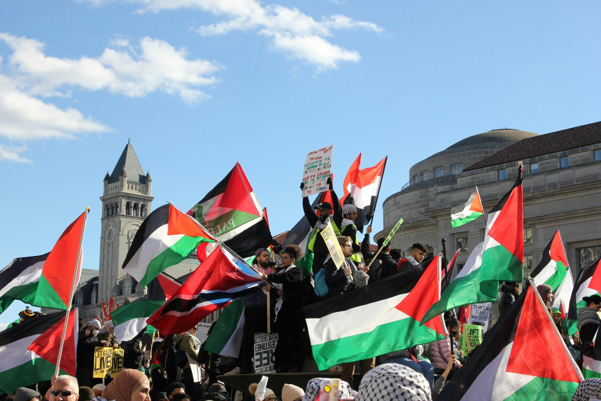 1/13 Palestine protest: Isabelle 10