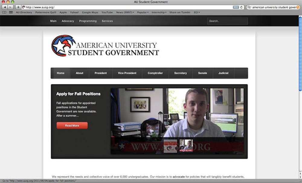 Student Government updates its website for second time in two years
