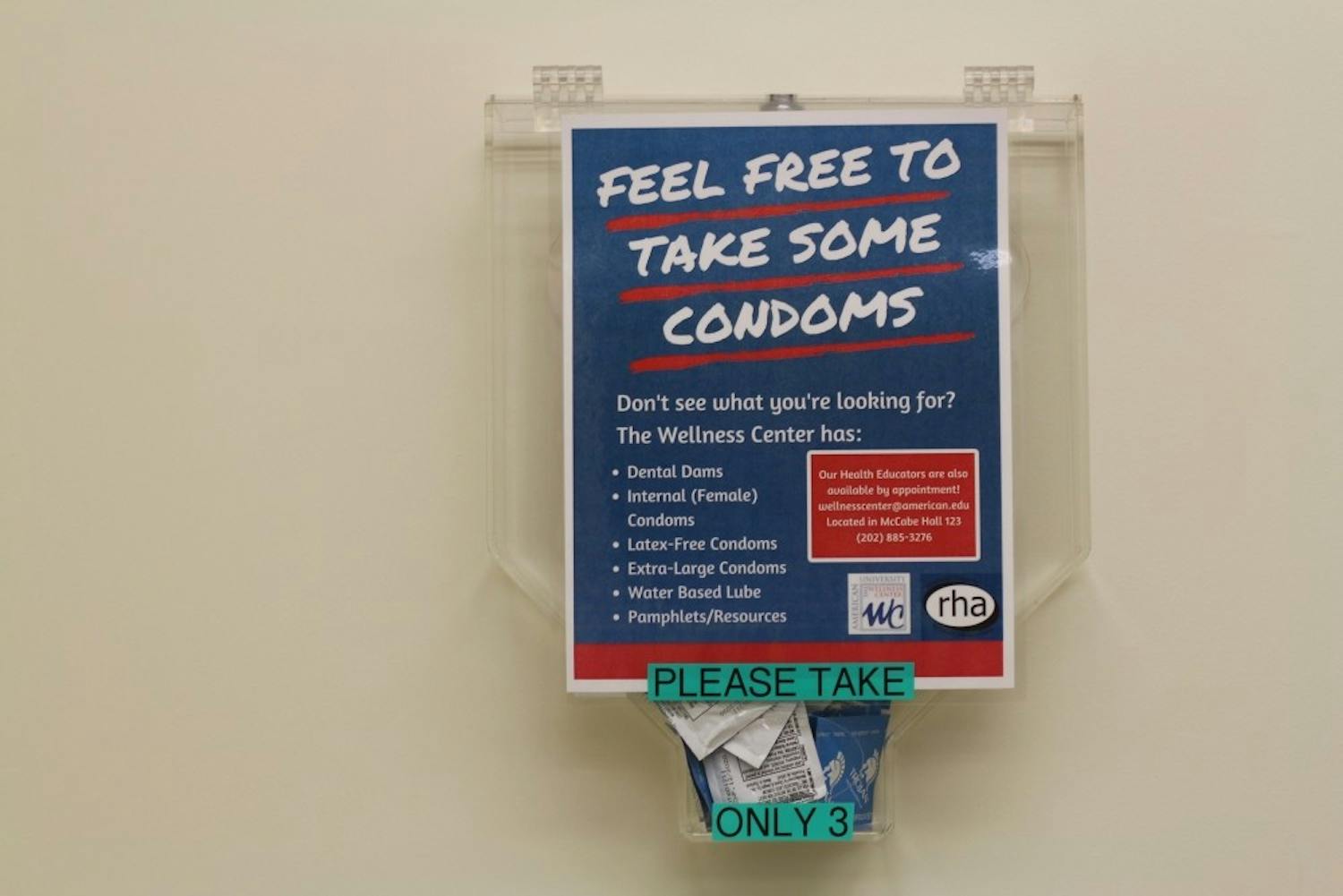 Condom dispenser