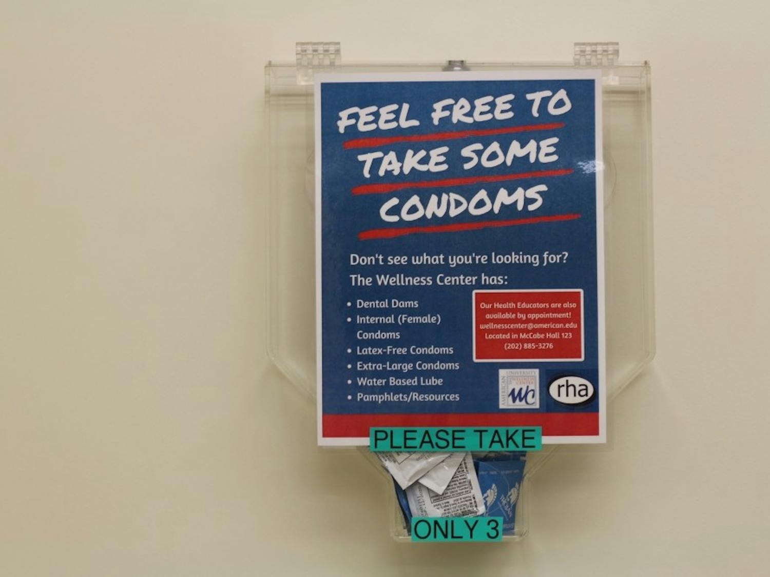 Condom dispenser