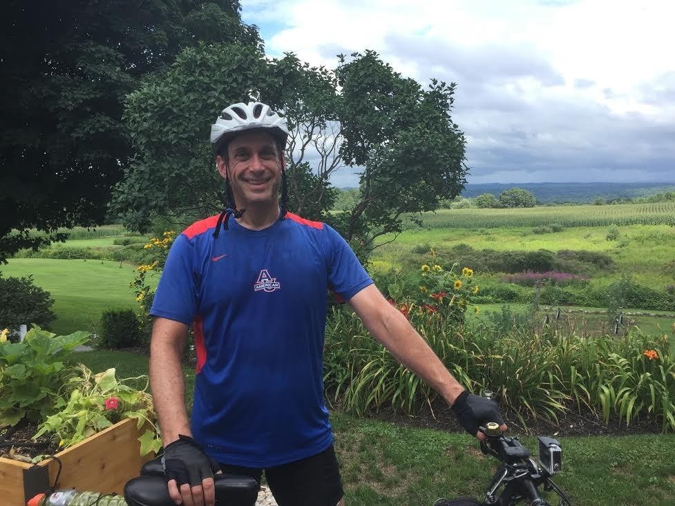 AU chaplain rides over 500 miles to raise money for Kay Spiritual Life Center