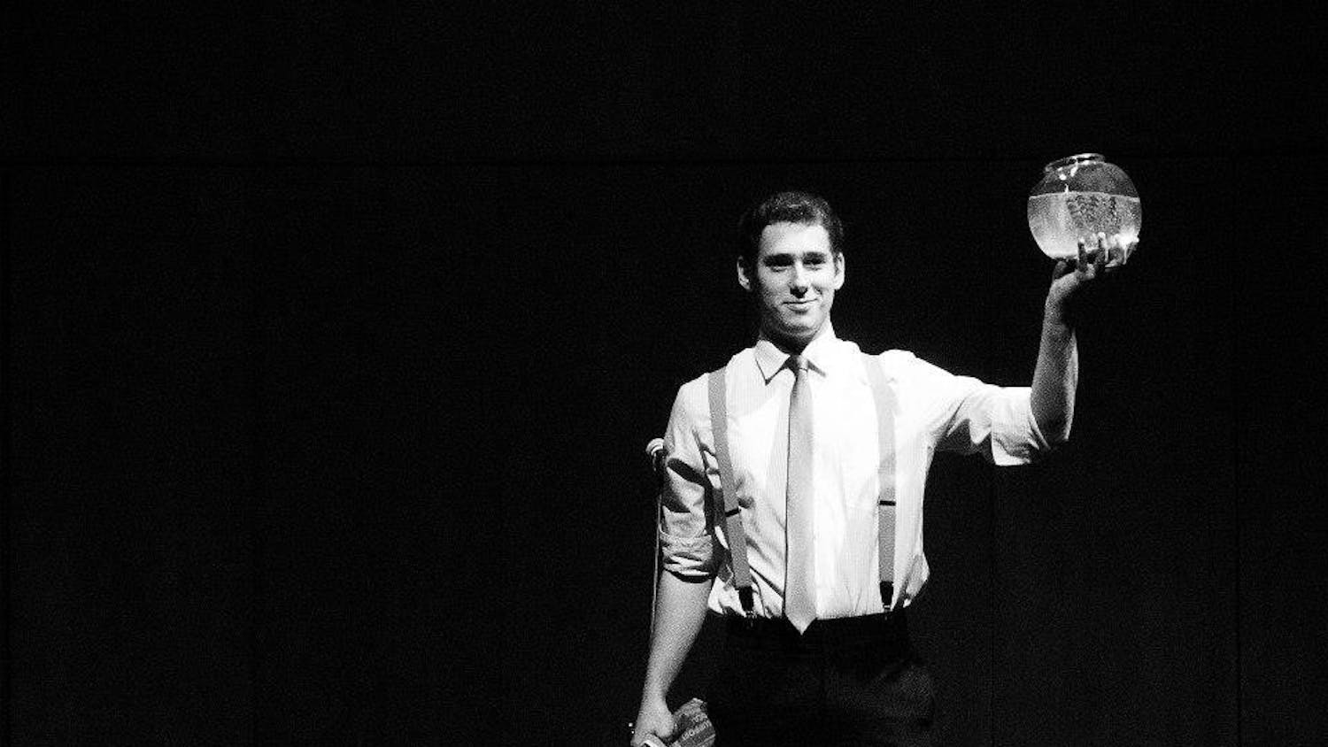 SOC freshman Danny Dubin performs his signature “Fishbowl†trick.