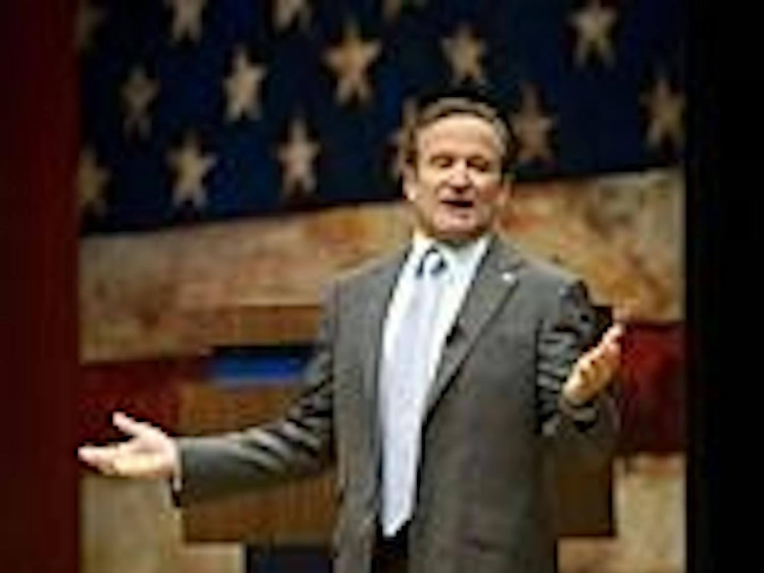 Robin Williams gets Oval Office laughs as 'Man of the Year.'