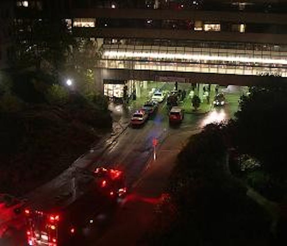 BOMB SCARE -ÃƒÂ¿A suspicious briefcase found on the fourth floor of the Sports Center parking garage caused MPD to evacuate three buildings for more than four hours.