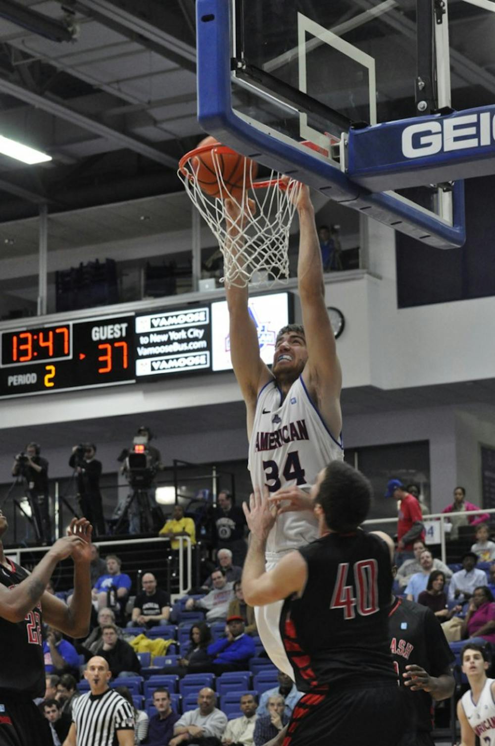 Tony Wroblicky and the Eagles will next face UMBC Dec. 6. 