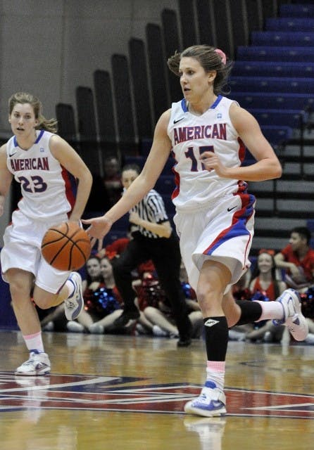 Lisa Strack recorded a double-double in AUâ€™s road win at Lafayette.