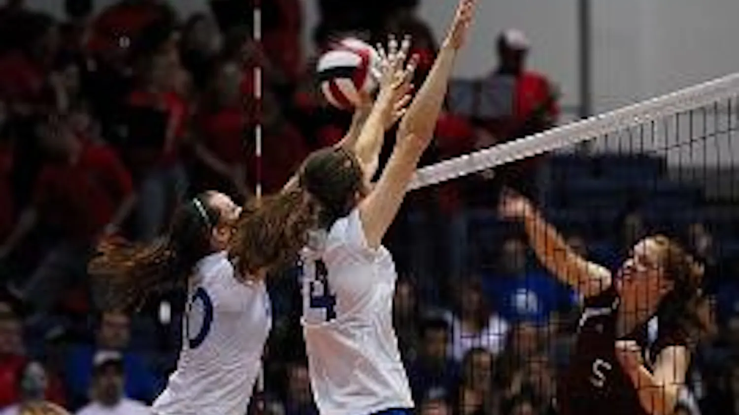 The women's volleyball team is currently on a three-match winning streak entering October. The Eagles, 8-6 on the season and 2-0 in league play, look to win their eighth straight Patriot League title later this year.