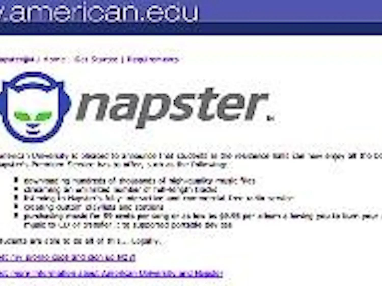 Since switching to Napster, AU has had only 90 complaints.