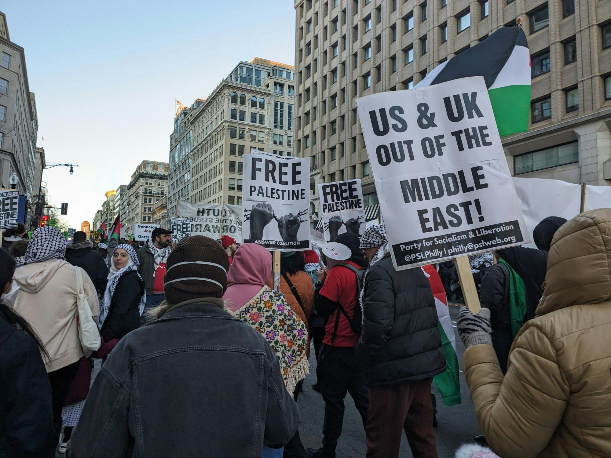 1/13 Palestine protest: Zoe 17