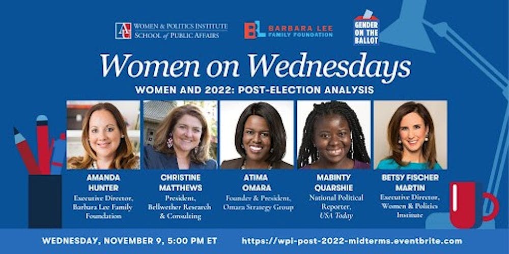 Women & Politics Institute analyzes midterm elections during Women on Wednesdays series 