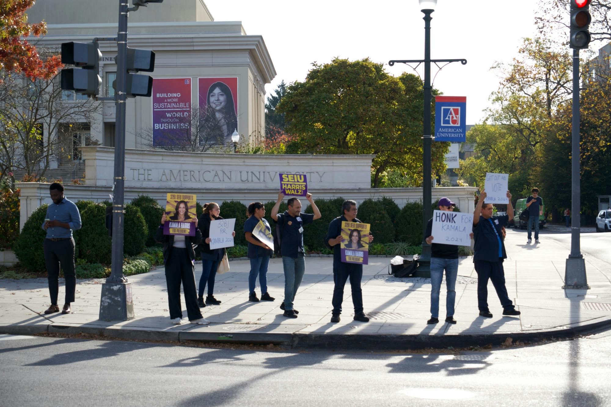 seiu kamala rally pic
