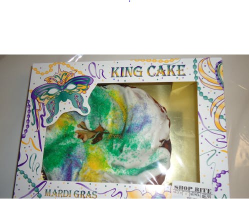 Head over to eateries like Bayou Bakery to get a traditional king cake.