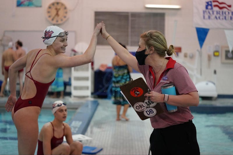 New swim coach Garland Bartlett is always ready to dive in headfirst The Eagle