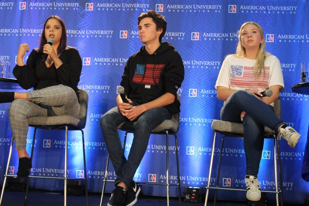 Parkland student activists speak out on voting, gun control efforts at AU event