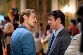 MILKING IT - James Franco (left) stars across from Sean Penn in the upcoming film "Milk." Franco plays the partner of Harvey Milk, a famous gay activist and first openly gay man to hold public office. Franco says he enjoys acting in dramas as much as the 