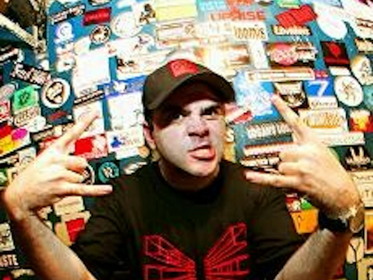 Rapper mc chris performs nerd-friendly hip hop.