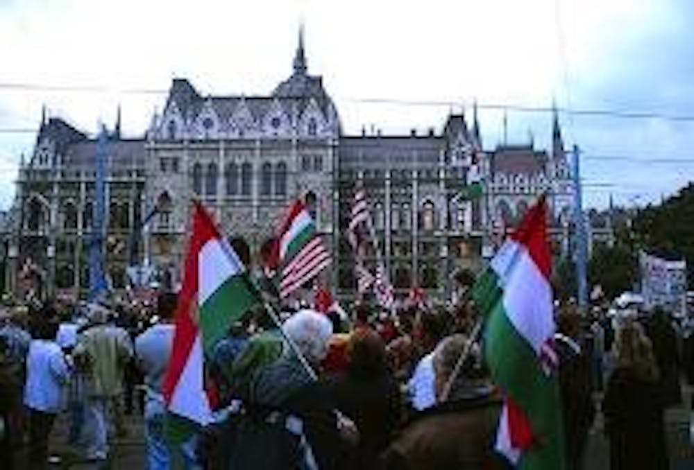 HUNGARY FOR CHANGE - When an audiotape recorded by Prime Minister Ferenc Gyurcsany was released last year, the Hungarian people discovered that he had deceived the country about the strength of its economy in order to get his party re-elected. This year's
