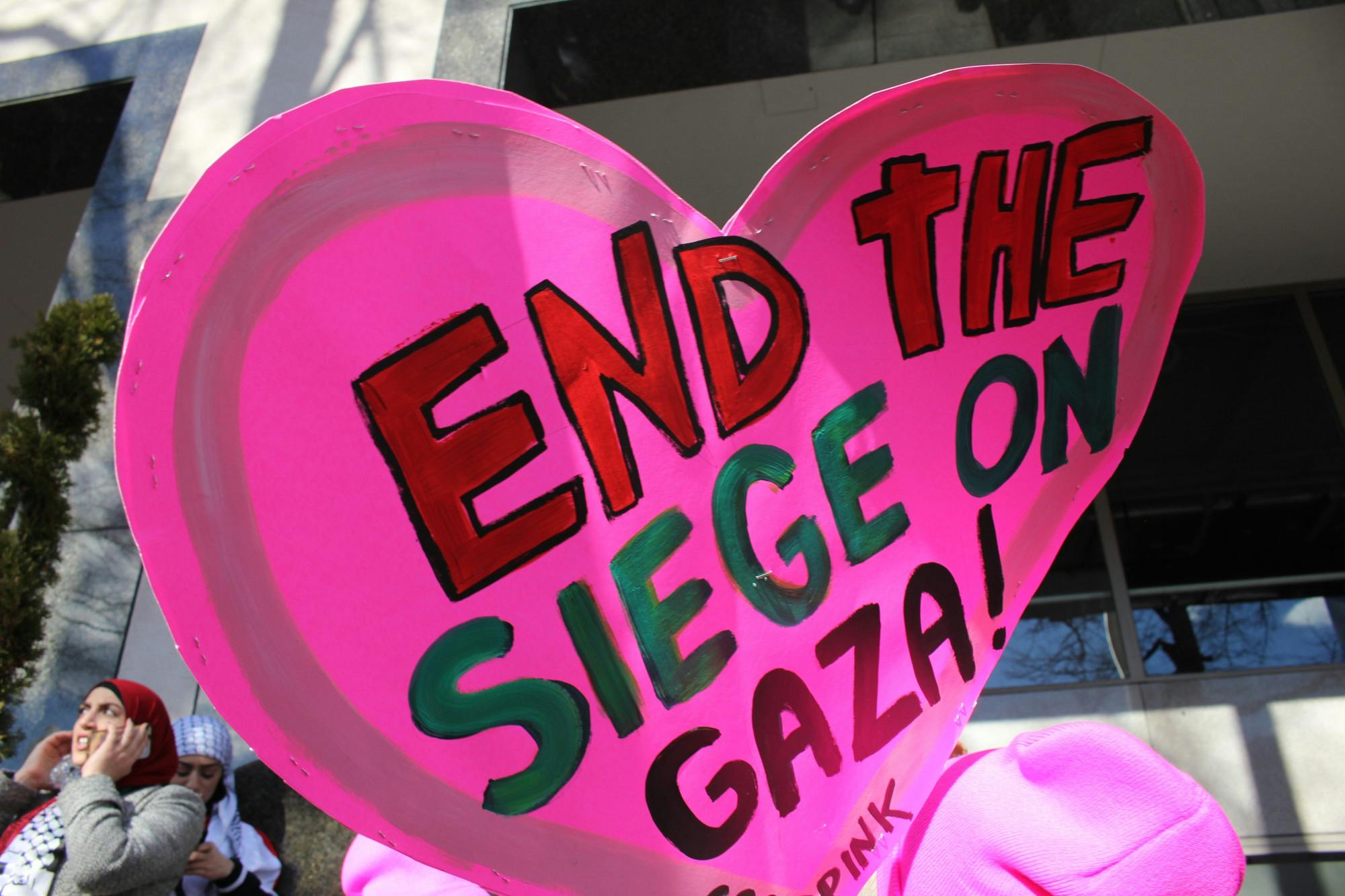 1/13 Palestine protest: Isabelle 14