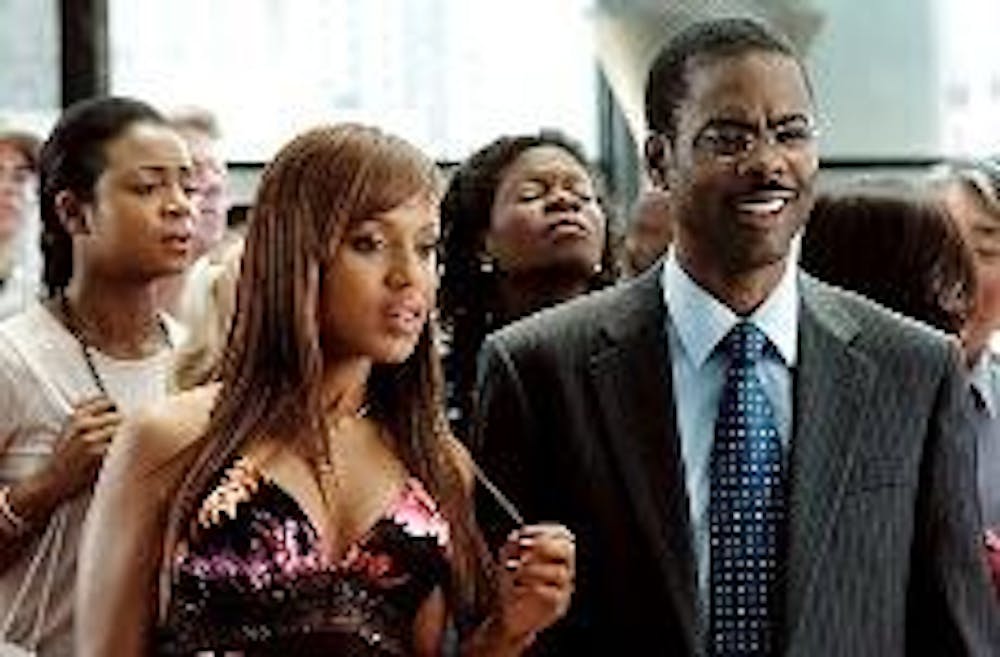 Seductress Nikki, played by Kerry Washington, ignites an old flame in investment banker Richard Cooper, played by Chris Rock, in this comedy.