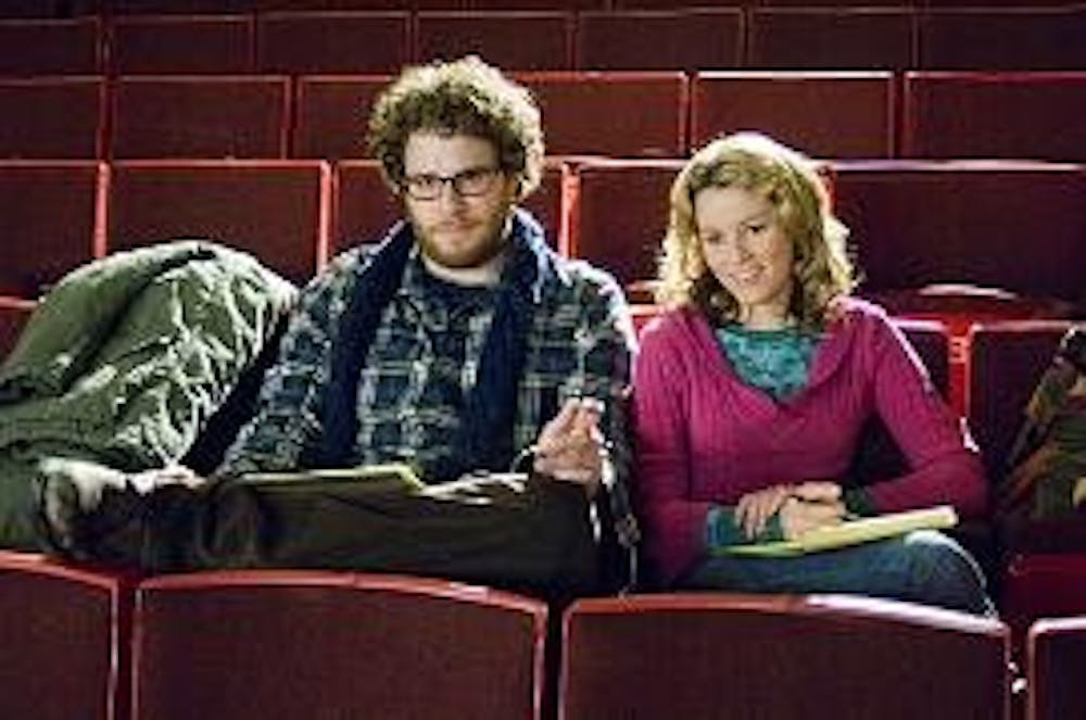 DIRTY SEXY MONEY - Seth Rogen and Elizabeth Banks show how to survive bad economic times by starring in their own porno in Kevin Smith's newest movie, "Zack and Miri Make a Porno." The film is a successful attempt by Smith to branch out beyond his home st